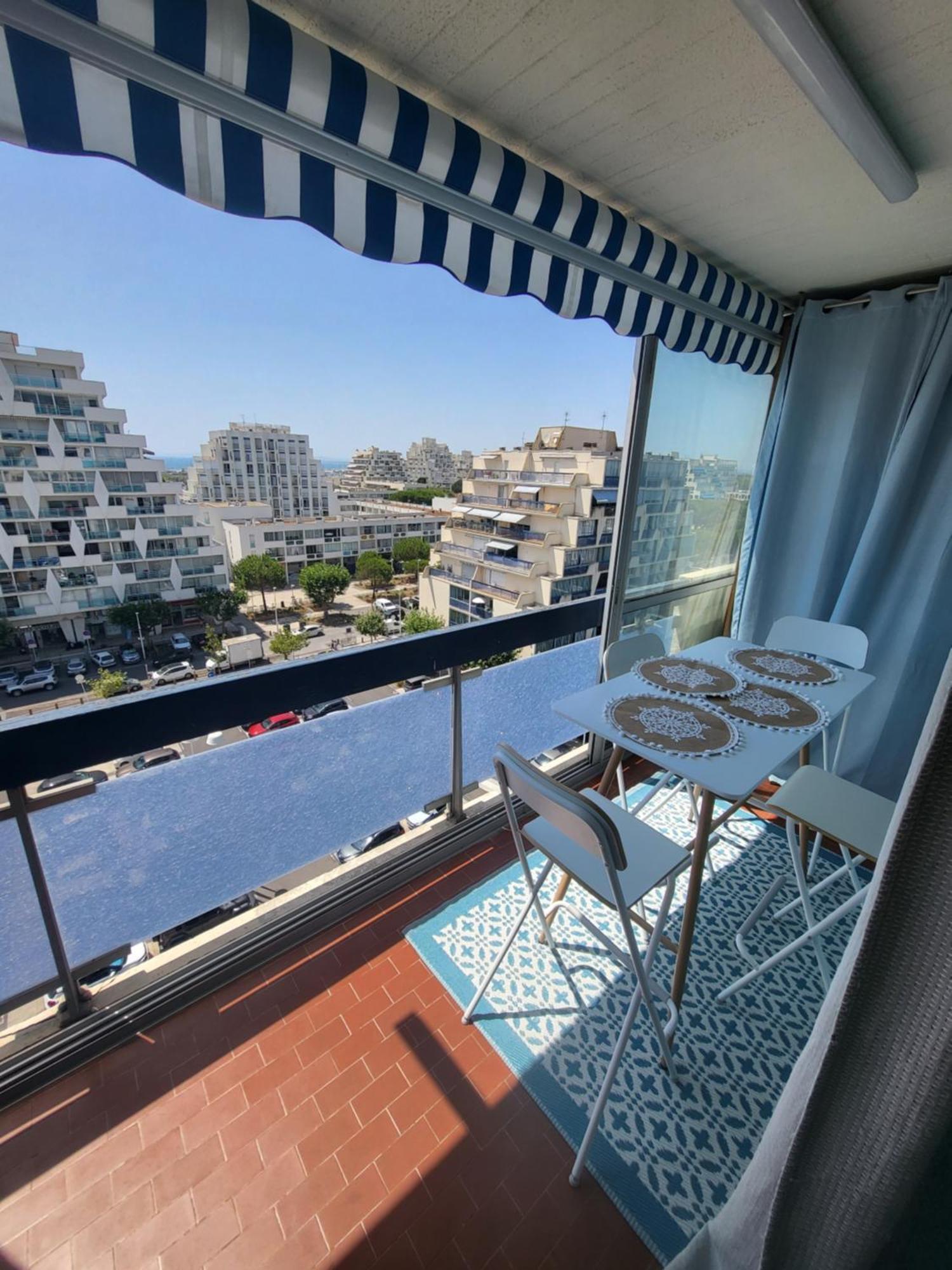 Appartement Lumineux Avec Vue Sur Mer A 50 M De La Plage Et Du Centre La Grande Motte Exterior foto